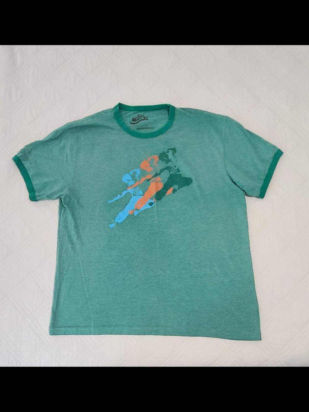 Men's Green Graphic Tee